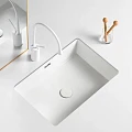 Раковина встраиваемая Orange 60см B02-600W белая глянец