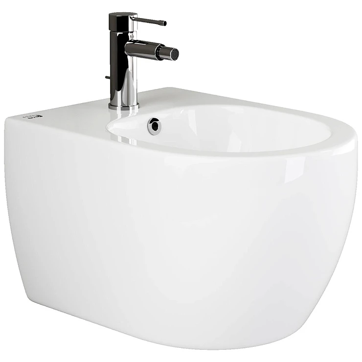 Биде подвесное Ceramica Nova Play CN3002 белый глянец