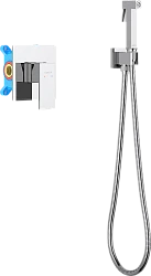 Гигиенический душ Aquatek Либра AQ1619CR со смесителем, с внутренней частью, хром