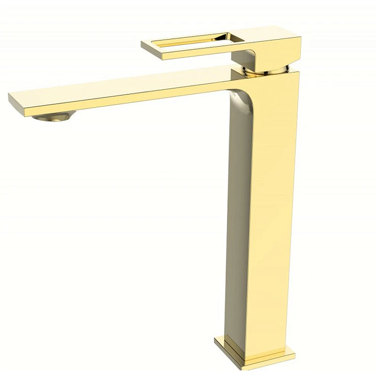 Смеситель для раковины BelBagno Luce LUC-LMC-ORO-W0 золото