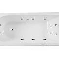 Акриловая ванна AM.PM Inspire170x75 с гидромассажем W5AW-170-075W2D64 белая глянцевая