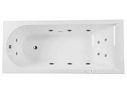 Акриловая ванна AM.PM Inspire170x75 с гидромассажем W5AW-170-075W2D64 белая глянцевая