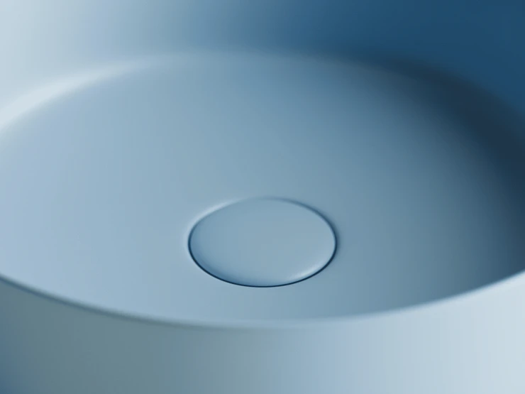 Раковина накладная Ceramica Nova Element CN6022ML голубая матовая