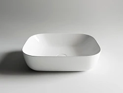 Раковина накладная Ceramica Nova Element CN6008 белая глянцевая