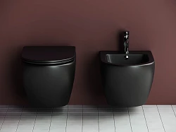 Биде подвесное Ceramica Nova Metropol CN4003MB черный матовый