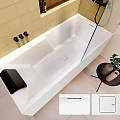 Акриловая ванна Riho Still Shower 180x80 Plug & Play B103012005 левая, белая глянцевая