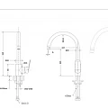 Смеситель для душа Bravat Rhein F9429564BW-01-ENG черный