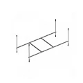 Каркас для ванны AM.PM X-Joy W88A-150-070W-R серый