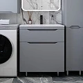 Тумба с раковиной Style Line Марелла 70 напольная, антискрейтч серый
