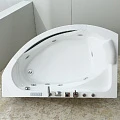 Акриловая ванна Black & White Galaxy GB5008 160x100 R 500800R белая глянцевая