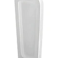 Перегородка для писсуара SantiLine SL-6007 34x80 см, белый глянец
