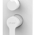 Смеситель встраиваемый для душа Cezares OVEST-DEV3-BIO белый матовый