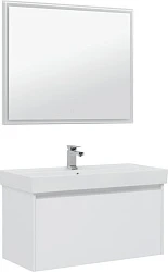Мебель для ванной Aquanet Nova Lite 100 белый 1 ящик