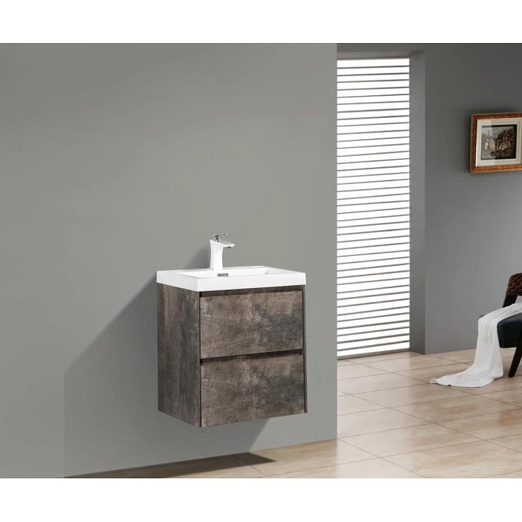 Тумба с раковиной BelBagno Pietra Mini 50 темное дерево