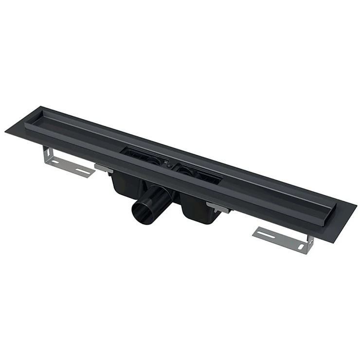 Душевой лоток AlcaPlast APZ101BLACK 550 с опорами, черный
