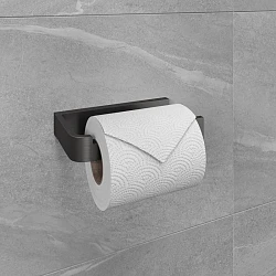 Держатель туалетной бумаги Lemark Smooth line 9726009 графит