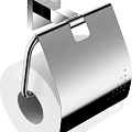 Держатель туалетной бумаги Aquanet 6186 с крышкой, хром