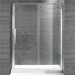 Душевая дверь в нишу Cezares 120см LUX-SOFT-W-BF-1-120-C-Cr-IV профиль хром, стекло прозрачное