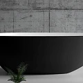 Акриловая ванна ABBER 170x80 AB9211MB черная матовая