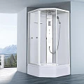Душевая кабина Orans 100х100см EW-122 профиль белый