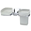 Стакан Wasserkraft Wern K-2526 с мыльницей, хром