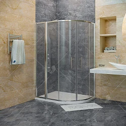 Душевой уголок RGW Hotel HO-61 90x120см 03066192-11 профиль хром, стекло прозрачное