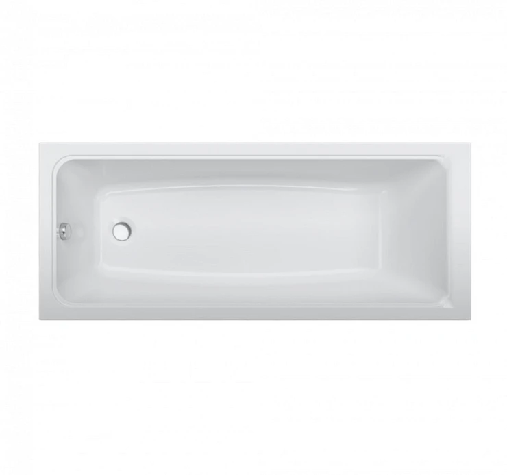 Акриловая ванна AM.PM Gem 170x70 с каркасом и шторкой W90ASET-170W90BS80CT белый, хром