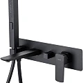 Смеситель встраиваемый для ванны с душем Allen Brau Infinity 5.21007-31 черный матовый