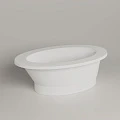 Ванна из искусственного камня ESSE MILOS 178x104 EMIL1785 белая глянцевая