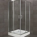 Душевой уголок BelBagno Uno 90x90см UNO-195-A-2-90-C-Cr профиль хром, стекло прозрачное
