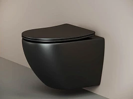 Система инсталляции для унитазов Ceramica Nova Envision Round CN1001CH с кнопкой и унитазом CN4002MB