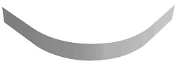 Экран для поддона Cezares TRAY-S-R-100-SCR-W