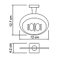 Мыльница Wasserkraft Lippe K-6569 хром