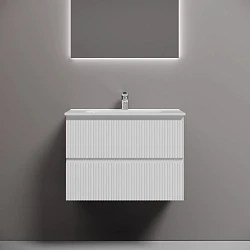 Тумба под раковину Sancos Snob T 70 SNT70W белая матовая