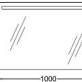 Зеркало Jacob Delafon Parallel 100 EB1416RU-NF с подсветкой и подогревом