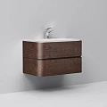Тумба с раковиной AM.PM Sensation 80 табачный дуб