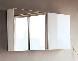 Зеркало-шкаф BelBagno LUCE BB1000PAC/BL Bianco Lucido