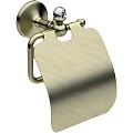 Держатель туалетной бумаги Art&Max Antic Crystal AM-E-2683SJ-Br с крышкой, бронзовый матовый