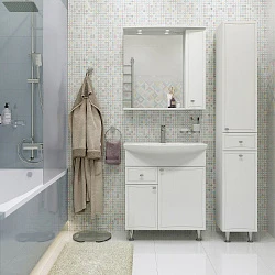Зеркало DIWO Кострома R, 75 KOS.Z.75/P/W с подсветкой