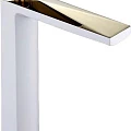 Смеситель для раковины Boheme Venturo 382-W белый / золото
