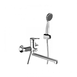 Смеситель для ванны с душем Bravat Eco F6111147C-LB хром