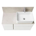 Столешница Aquaton Мишель 100 1A253103MIX40 с панелью, дуб эндгрейн