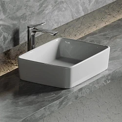 Раковина накладная Ceramica Nova Element CN6037 белая глянцевая