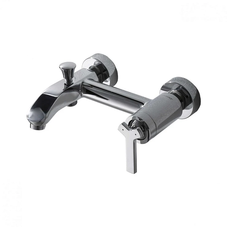 Смеситель для ванны с душем Bravat Waterfall F673107C-01 хром