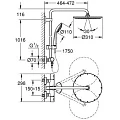 Душевая стойка Grohe Euphoria XXL System 310 26075000 хром