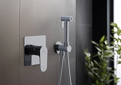 Гигиенический душ Aquatek Оберон AQ1219CR со смесителем, с внутренней частью, хром