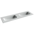 Раковина двойная встраиваемая Ceramica Nova Grace 160 см CN7023wx белая глянцевая