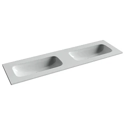 Раковина двойная встраиваемая Ceramica Nova Grace 160 см CN7023wx белая глянцевая