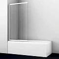 Шторка на ванну Wasserkraft Main 80x140см 41S02-80 WasserSchutz профиль хром, стекло прозрачное
