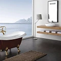 Акриловая ванна BelBagno 170x80,5x81,5 BB04-ROS красная глянцевая